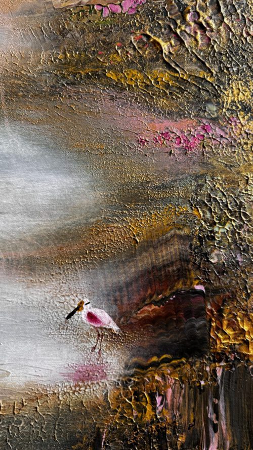 IMG_5062-scaled-1.jpg "Brazil" 50*70cm "deep edge" semiabstrakt tavla akryl på duk