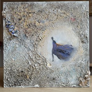 "Fashionista" 50*50 cm semiabstrakt tavla akryl på duk