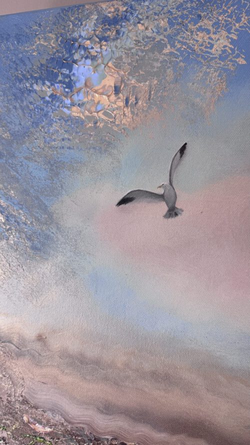 Lykesil semiabstrakt i triptyc 150/70