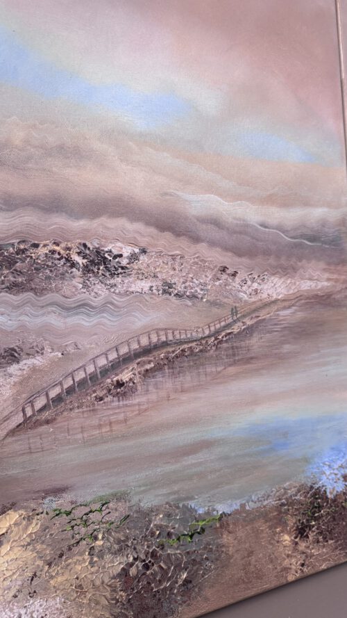 Lykesil semiabstrakt i triptyc 150/70