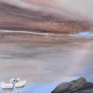 Lykesil semiabstrakt i triptyc 150/70