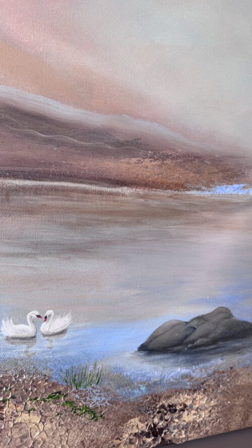 Lykesil semiabstrakt i triptyc 150/70