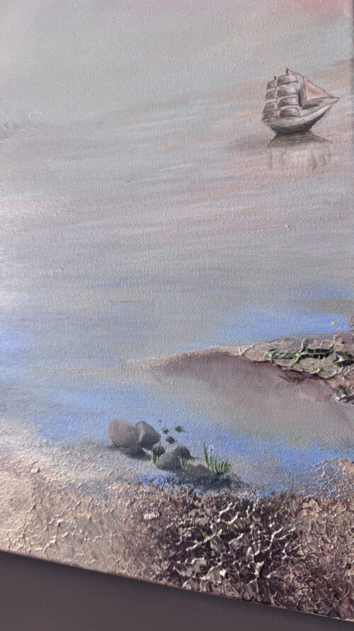 Lykesil semiabstrakt i triptyc 150/70