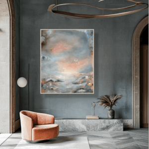 ”In search of unity” 120*100 cm semiabstract acrylic painting on canvas