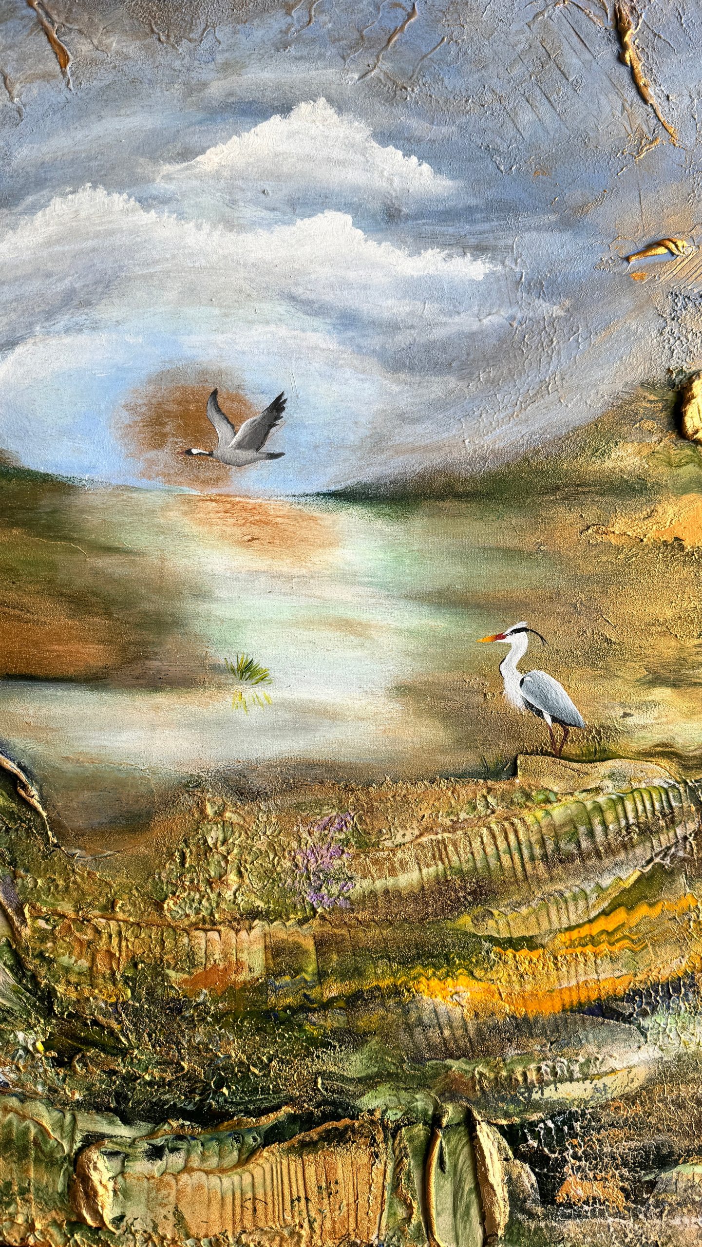 "Breath of Dawn" 50*70cm 19/27in