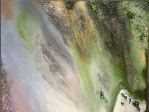 "Silence" 150/100 cm unik semiabstrakt tavla