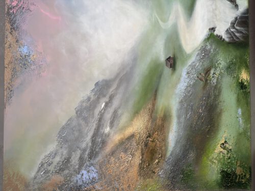 "Silence" 150/100 cm unik semiabstrakt tavla