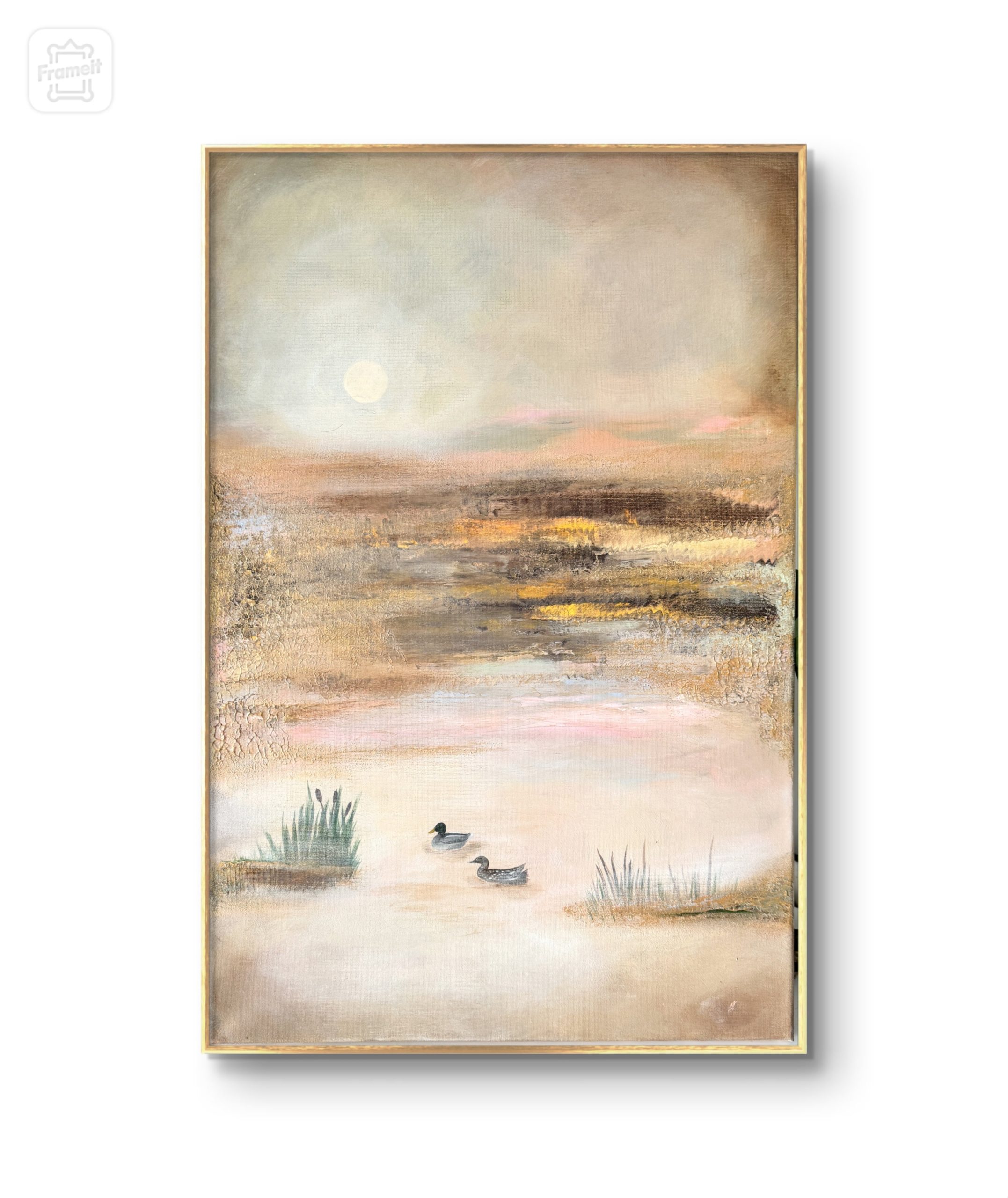 "Dreamy sunset" painting 40*60*1,5 cm