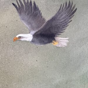 "Mystic Vattenfall" 120/100 cm unik semiabstrakt tavla