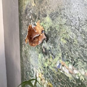 "Mystic Vattenfall" 120/100 cm unik semiabstrakt tavla