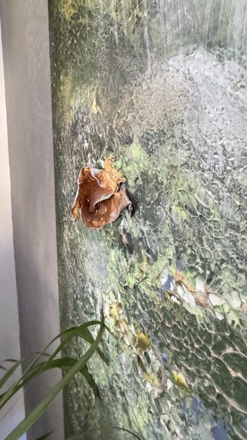 "Mystic Vattenfall" 120/100 cm unik semiabstrakt tavla