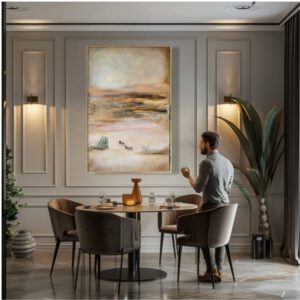 "Dreamy sunset" painting 40*60*1,5 cm