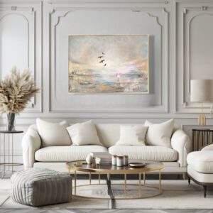 "Dreamy landscape" painting 50*70*1,5 cm