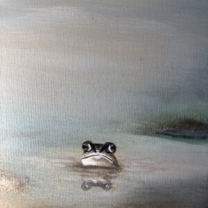 IMG_1092 Semiabstrakt tavla, grön tavla, stor tavla, tavla i triptyk