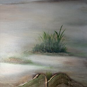 IMG_1097 Unik semiabstrakt tavla i triptyk 150/70 "Luftig lycka"