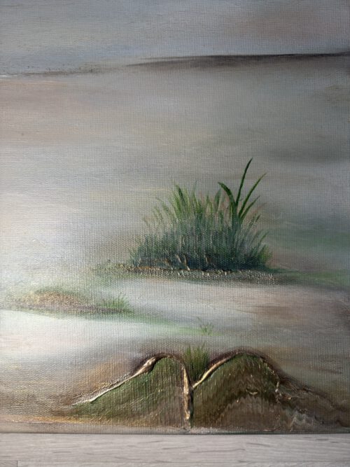 IMG_1097 Unik semiabstrakt tavla i triptyk 150/70 "Luftig lycka"