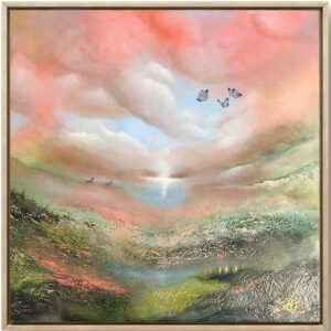 7BB33621-A8A6-4549-8266-EEDC3F5827B9 semiabstrakt konst drömlik i rosa toner