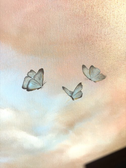 IMG_2599 Semiabstrakt tavla "På vägen till paradiset" 100*100 cm