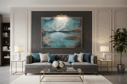 "Blå horizonten" 113*85 cm