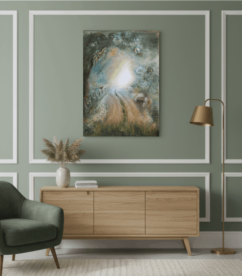 Generated Image November 18, 2025 - 1_23PM "The future is bright" 113*85 cm