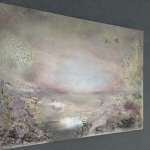 Semiabstrakt tavla "Glow me up" 50*70 cm