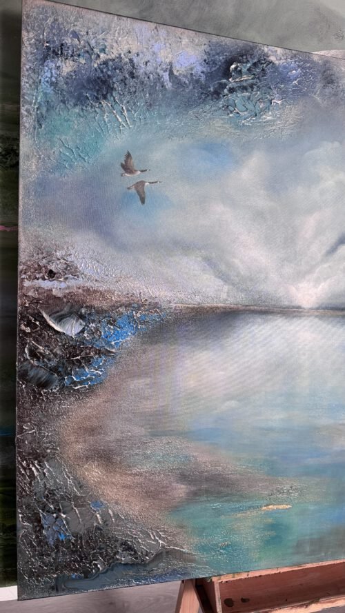 "Blå horizonten" 113*85 cm