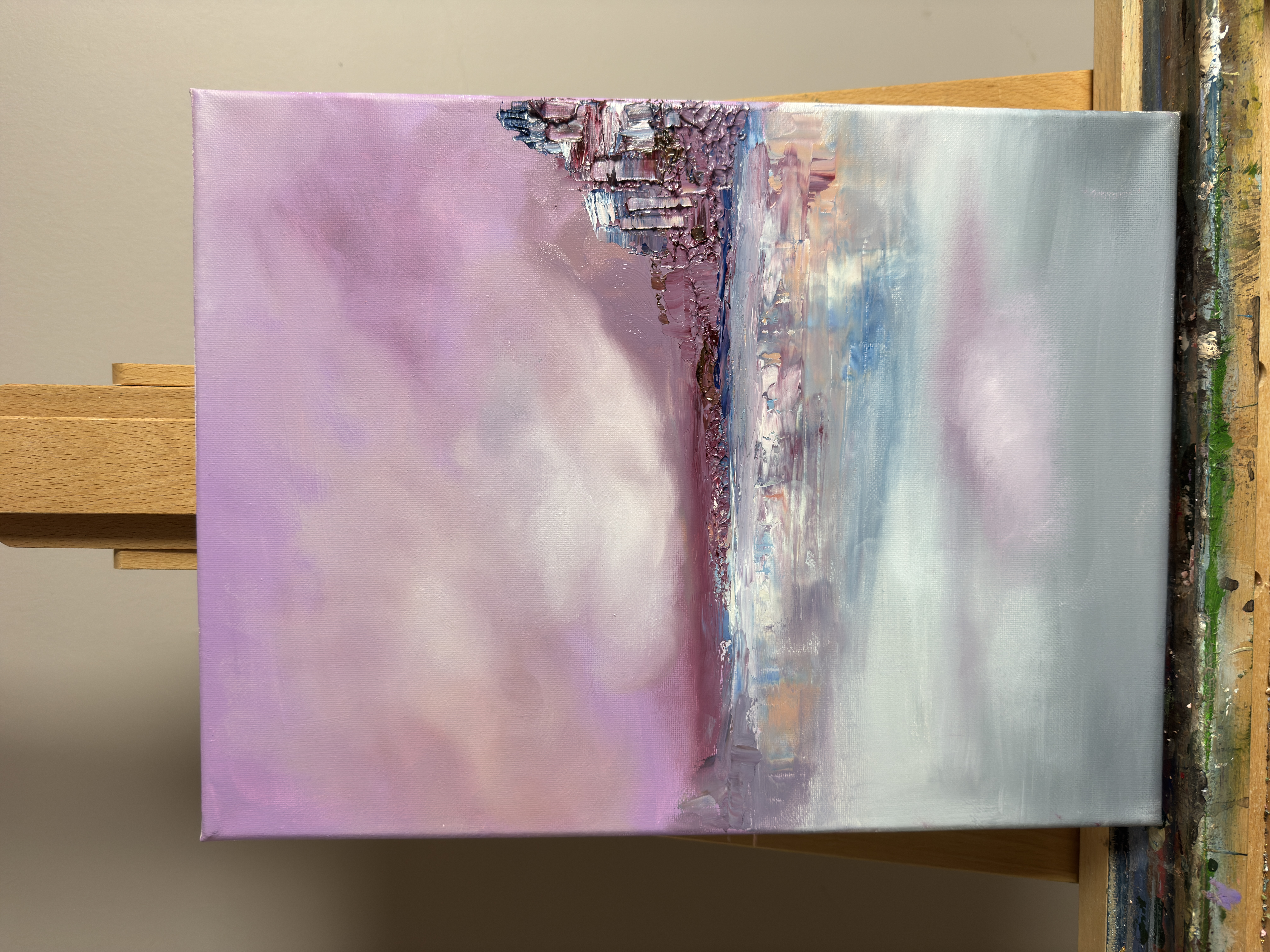 IMG_5979 Abstrakt tavla "Lil(l)a abstrakten" 30*40cm