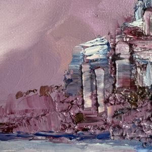 IMG_5981 Abstrakt tavla "Lil(l)a abstrakten" 30*40cm