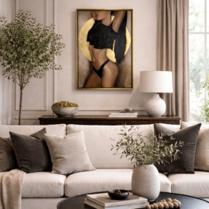 "Libra" 50/70 cm semiabstrakt tavla