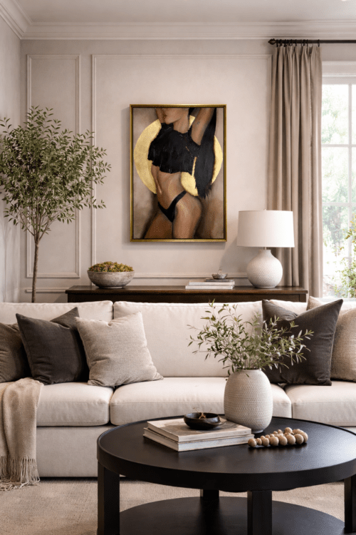 "Libra" 50/70 cm semiabstrakt tavla