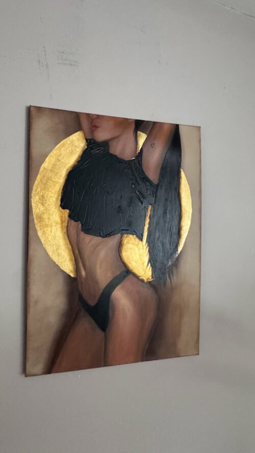 "Libra" 50/70 cm semiabstrakt tavla