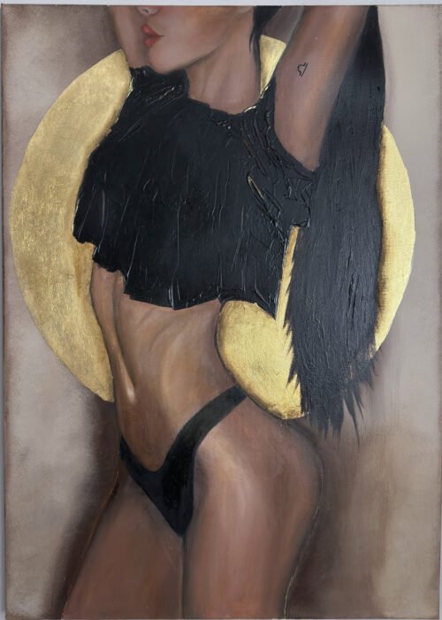 "Libra" 50/70 cm semiabstrakt tavla