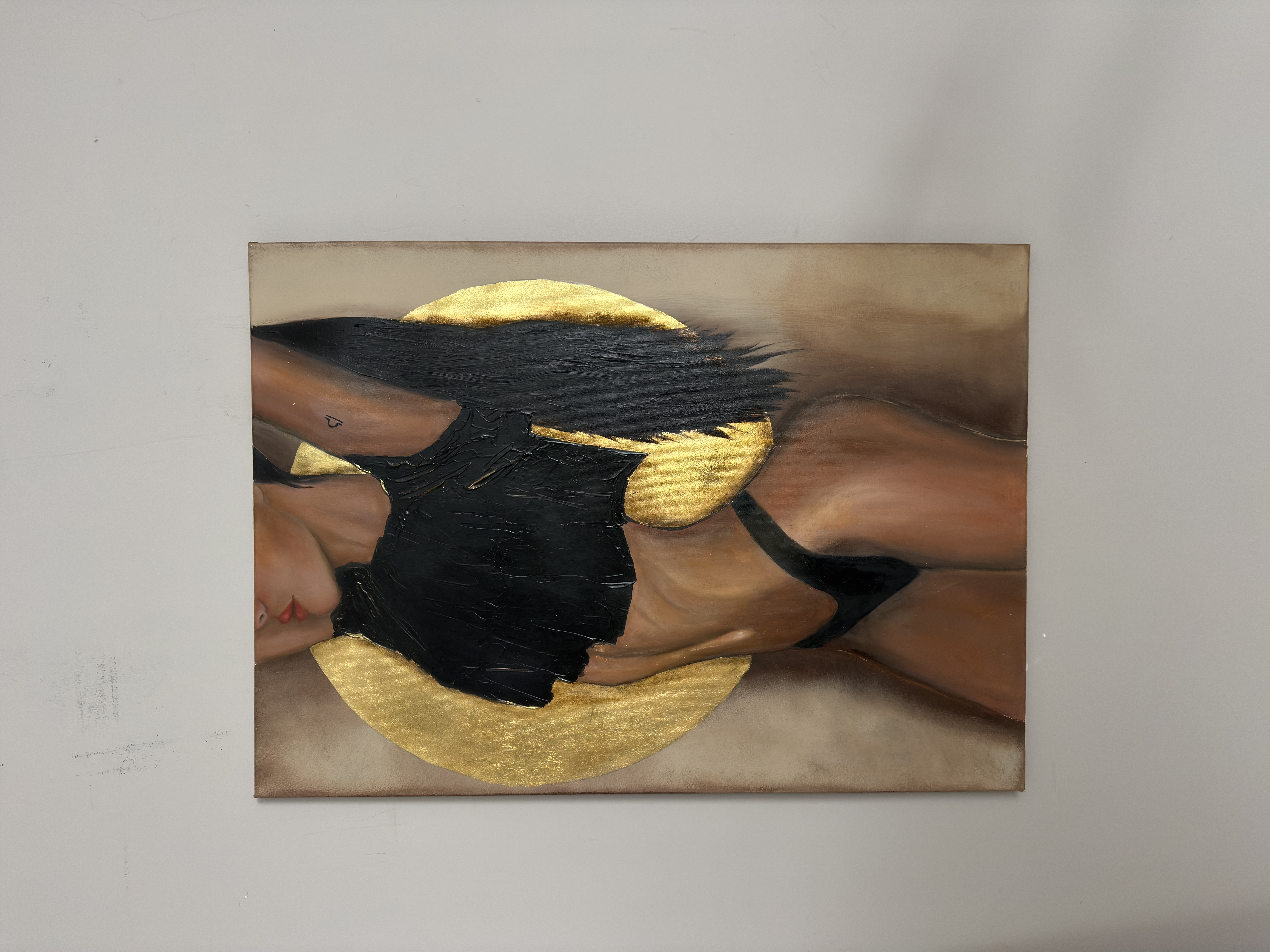 "Libra" 50/70 cm semiabstrakt tavla