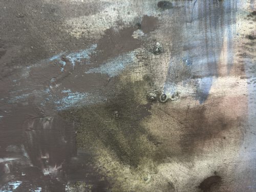 "I Shape What Matters" 60/80 cm semiabstrakt tavla