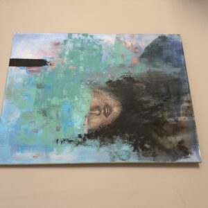 "I Shape What Matters" 60/80 cm semiabstrakt tavla