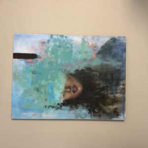 "I Shape What Matters" 60/80 cm semiabstrakt tavla