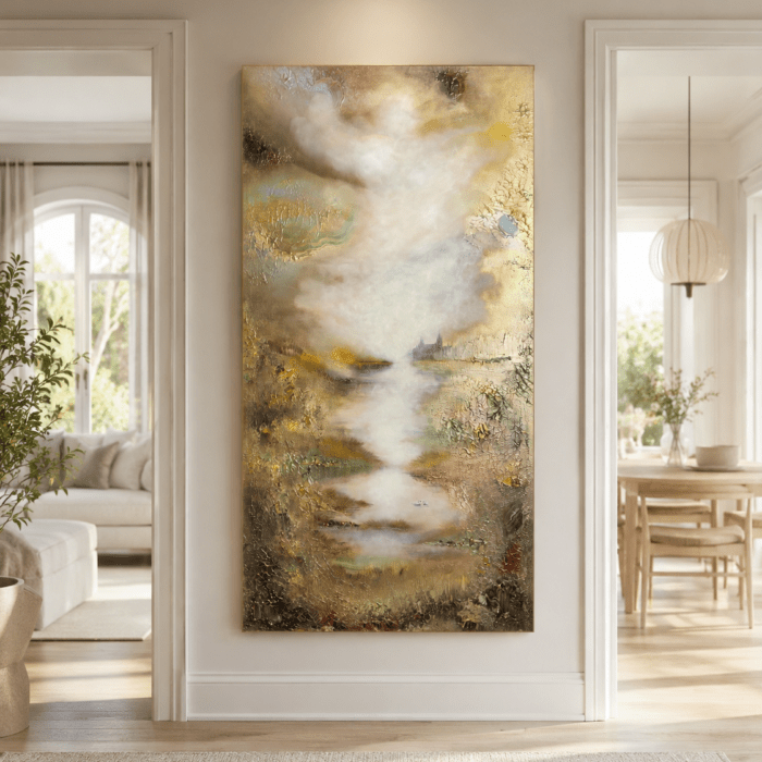 "Foggy Djurgården" 150*75cm 59*29in