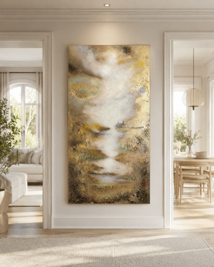 "Foggy Djurgården" 150*75cm 59*29in