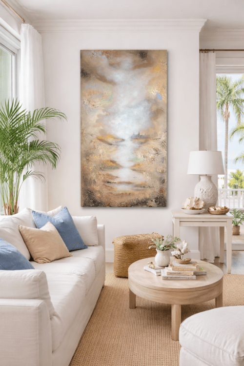 "Foggy Djurgården" 150*75cm 59*29in