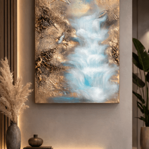 "Kashmir Veil" 50*70cm 19/27in