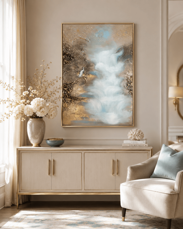 "Kashmir Veil" 50*70cm 19/27in