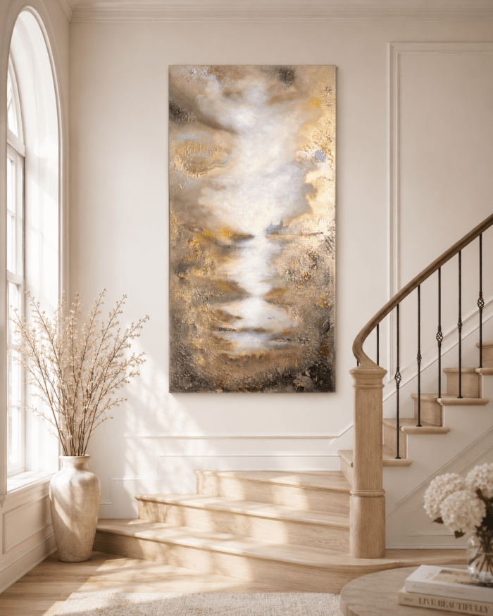 "Foggy Djurgården" 150*75cm 59*29in