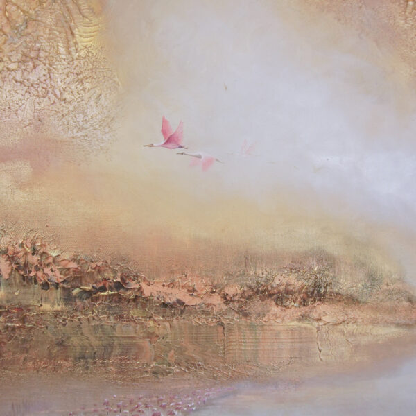 "Morning in Camargue" 120*100cm 47*39in