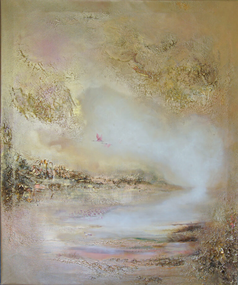 DSC01713 "Morning in Camargue" 120*100cm 47*39in