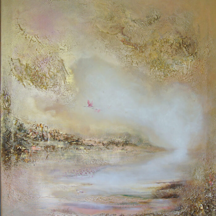 DSC01713 "Morning in Camargue" 120*100cm 47*39in