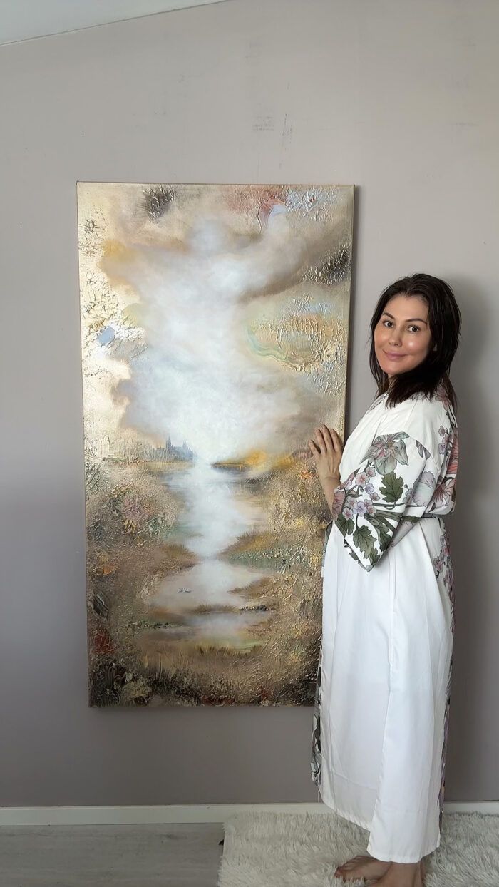 "Foggy Djurgården" 150*75cm 59*29in