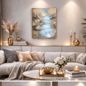 "Kashmir Veil" 50*70cm 19/27in