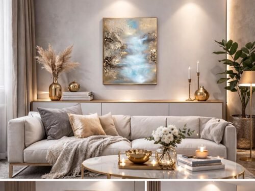 "Kashmir Veil" 50*70cm 19/27in