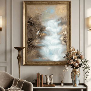 "Kashmir Veil" 50*70cm 19/27in