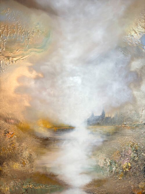 "Foggy Djurgården" 150*75cm 59*29in